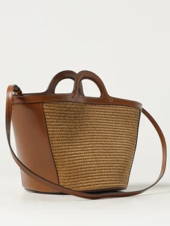 Borsa Tropicalia Marni in rafia e pelle