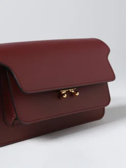 Borsa Trunk Marni in pelle saffiano