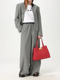 Borsa Trunkaroo Marni in pelle a grana