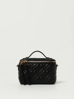 Borsa Vanity Fendi in nappa con monogram FF in rilievo