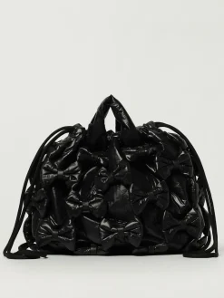 Borsa Vic Matié in nylon a rete con fiocchi applicati