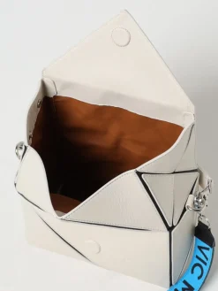 Borsa Vic Matiè in pelle con intagli origami