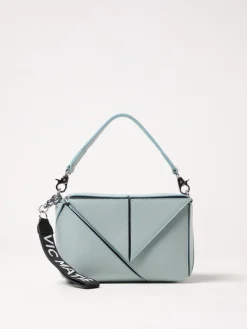 Borsa Vic Matiè in pelle con intagli origami