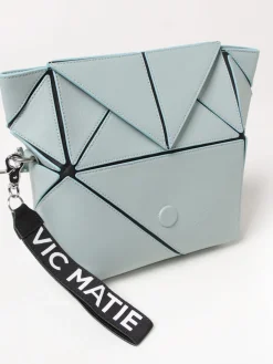 Borsa Vic Matiè in pelle con intagli origami