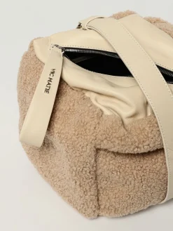 Borsa Vic Matié in shearling e pelle