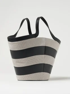 Borsa Vortice Furla in pelle e canvas di cotone