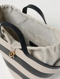 Borsa Vortice Furla in pelle e canvas di cotone