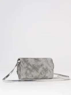 Borsa wallet 1DR Diesel in canvas e pelle sintetica fumè