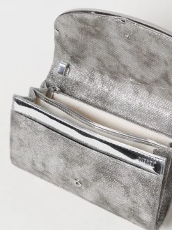 Borsa wallet 1DR Diesel in canvas e pelle sintetica fumè