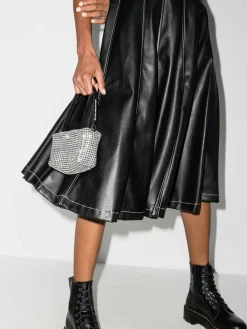 Borsa Wangloc Alexander Wang in nylon con strass applicati