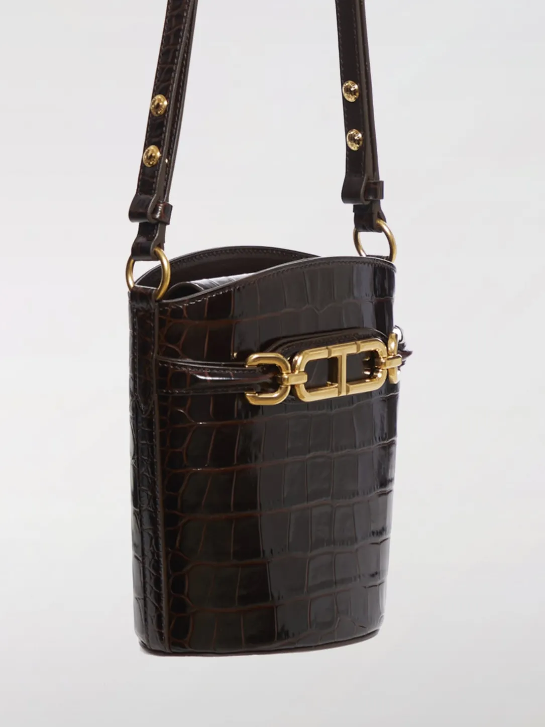 Borsa Whitney Tom Ford in pelle stampa cocco