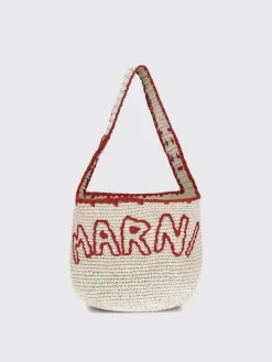 Borse a spalla Nassa in rafia Marni