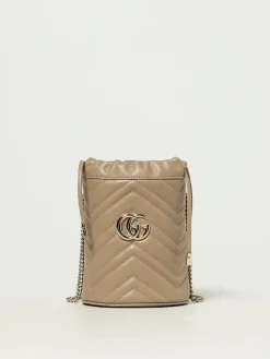 Borse GG Marmont Gucci in pelle chevron matelassè