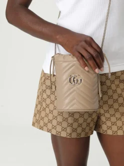Borse GG Marmont Gucci in pelle chevron matelassè