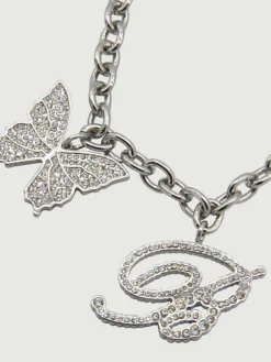 Bracciale Blumarine in ottone con ciondoli di strass