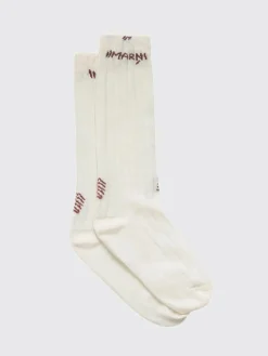 Calze in cotone con logo Marni