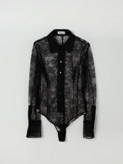 Camicia a body Blumarine in pizzo