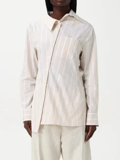 Camicia asimmetrica Jacquemus in cotone a righe