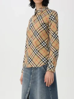 Camicia Burberry in cotone con stampa Vintage Check