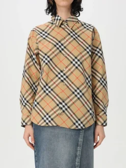 Camicia Burberry in cotone con stampa Vintage Check
