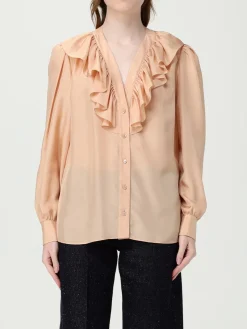 Camicia Chloé in seta con rouches
