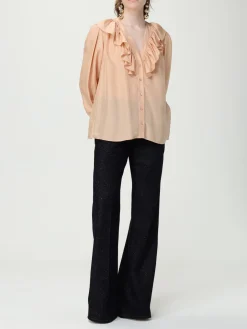 Camicia Chloé in seta con rouches