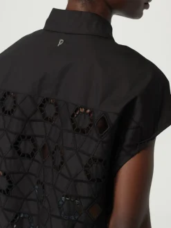 Camicia cropped Dondup in misto cotone