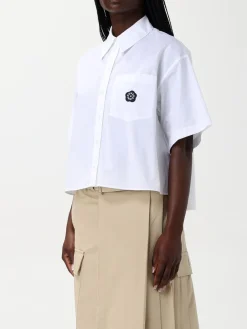 Camicia cropped Kenzo in cotone