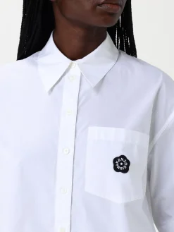 Camicia cropped Kenzo in cotone