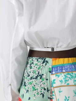 Camicia cropped Moschino Jeans in cotone