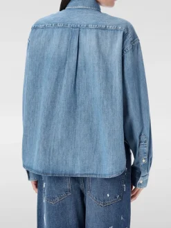 Camicia di cotone con logo Pony Polo Ralph Lauren