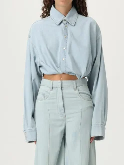 Camicia di jeans crop Simona Corsellini