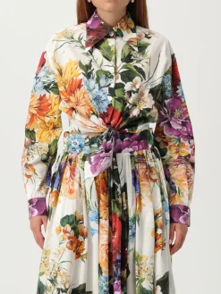 Camicia Dolce & Gabbana in cotone con stampa floreale