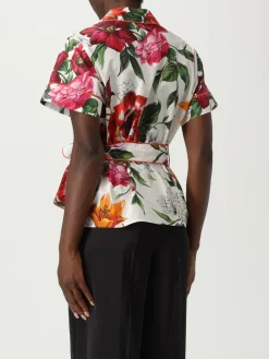 Camicia Dolce & Gabbana in cotone con stampa floreale