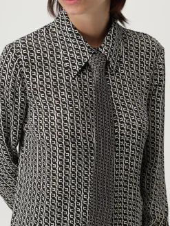 Camicia Elisabetta Franchi in crêpe stampato
