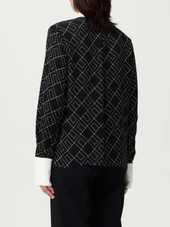 Camicia Elisabetta Franchi in viscosa con monogram