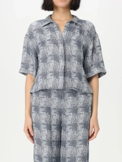 Camicia Emporio Armani in misto lino