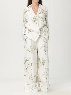 Camicia Erdem in seta con stampa floreale
