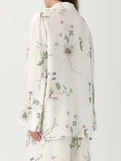 Camicia Erdem in seta con stampa floreale