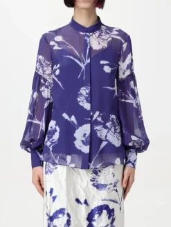 Camicia erdem in seta floreale