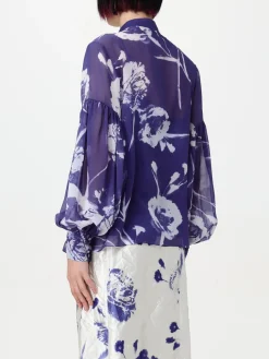 Camicia erdem in seta floreale