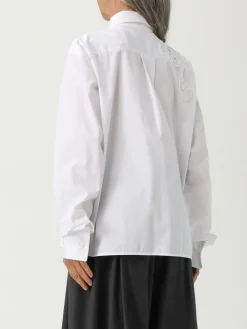 Camicia Ermanno Scervino in cotone con inserti in pizzo