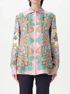Camicia Etro in seta con stampa Paisley