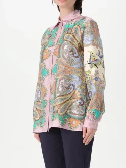 Camicia Etro in seta con stampa Paisley