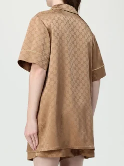 Camicia GG Supreme Gucci in raso