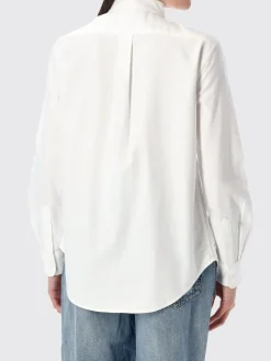 Camicia in cotone con logo ricamato Polo Ralph Lauren