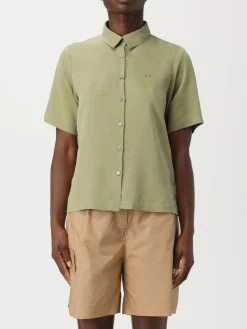 Camicia in tencel con mini logo SUN68