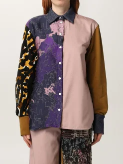 Camicia Marco Rambaldi con mix di fantasie