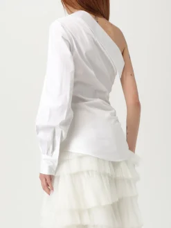 Camicia monospalla Karl Lagerfeld in cotone stretch