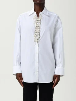 Camicia Pinko in cotone con applicazioni